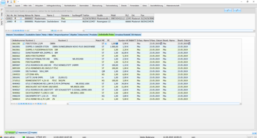 Handwerkersoftware Interstar Verkaufs-Preisverwaltung